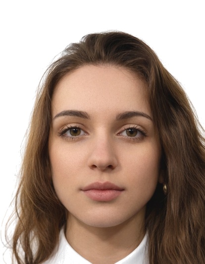 Готовое фото на паспорт 35x45 мм после ИИ-обработки